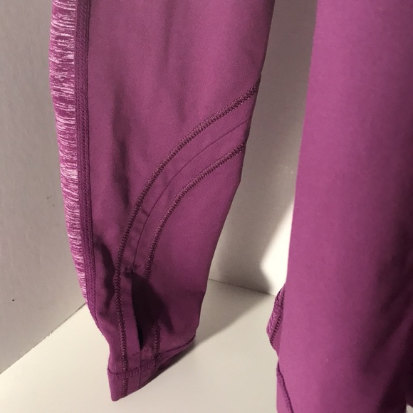 Lululemon Purple warmup pullover Sz 8 - Picture 4 of 10